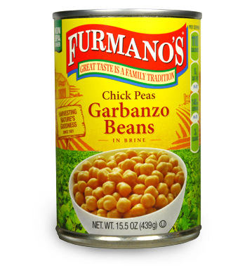 Chick Peas (Garbanzo Beans) - 15.5 oz. | Furmano's Food Service
